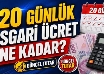 20 Gün Çalışan Asgari Ücretli Ne Kadar Maaş Alır?