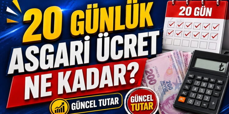 20 Gün Çalışan Asgari Ücretli Ne Kadar Maaş Alır?