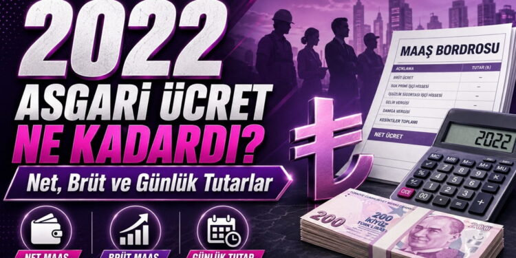 2022 Asgari Ücret Ne Kadardı? Net, Brüt ve Günlük Tutarlar