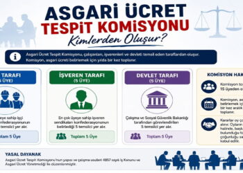 Asgari Ücret Tespit Komisyonu üyeleri, işçi temsilcileri, işveren temsilcileri ve devlet temsilcilerinden oluşur