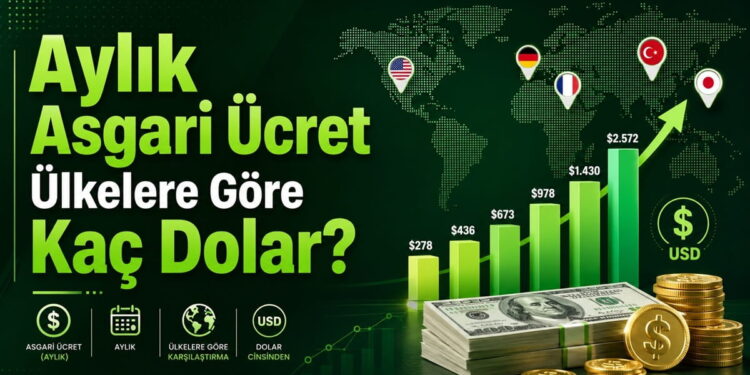 Aylık Asgari Ücret Ülkelere Göre Kaç Dolar?