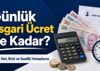 Günlük Asgari Ücret Ne Kadar? Net, Brüt ve Saatlik Hesaplama