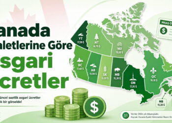 Kanada Eyaletlerine Göre Asgari Ücretler