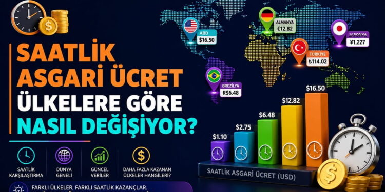 Saatlik Asgari Ücret Ülkelere Göre Nasıl Değişiyor?