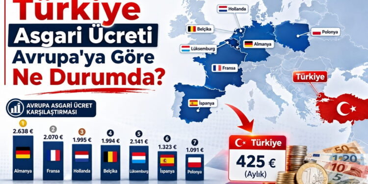 Türkiye Asgari Ücreti Avrupa’ya Göre Ne Durumda?