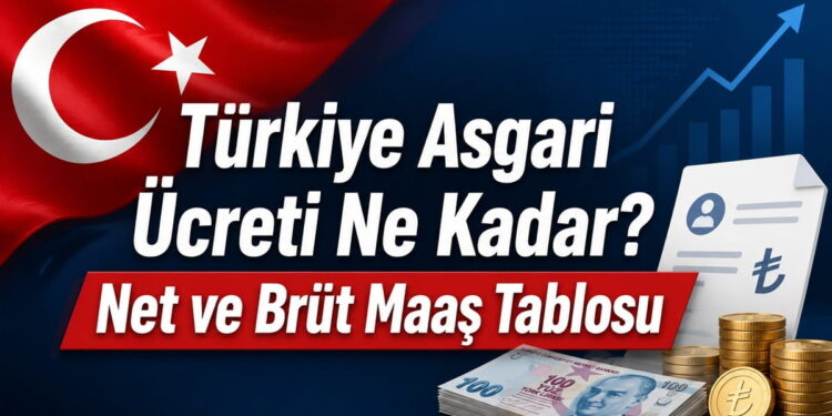 Türkiye Asgari Ücreti Ne Kadar? Net ve Brüt Maaş Tablosu