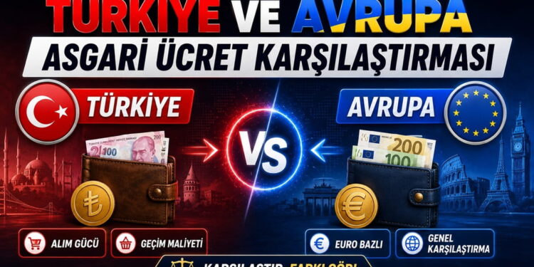 Türkiye ve Avrupa Asgari Ücret Karşılaştırması
