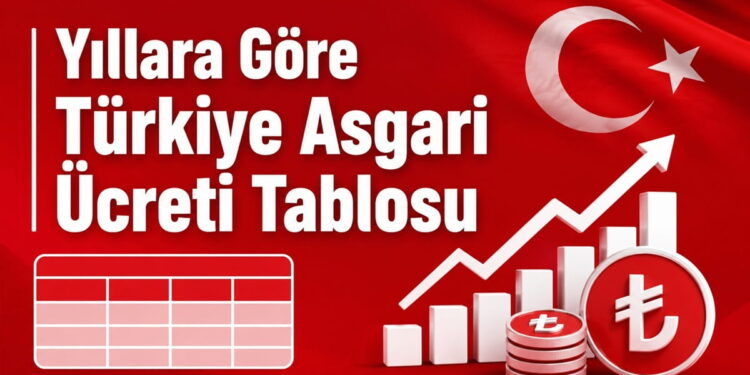 Yıllara Göre Türkiye Asgari Ücreti Tablosu